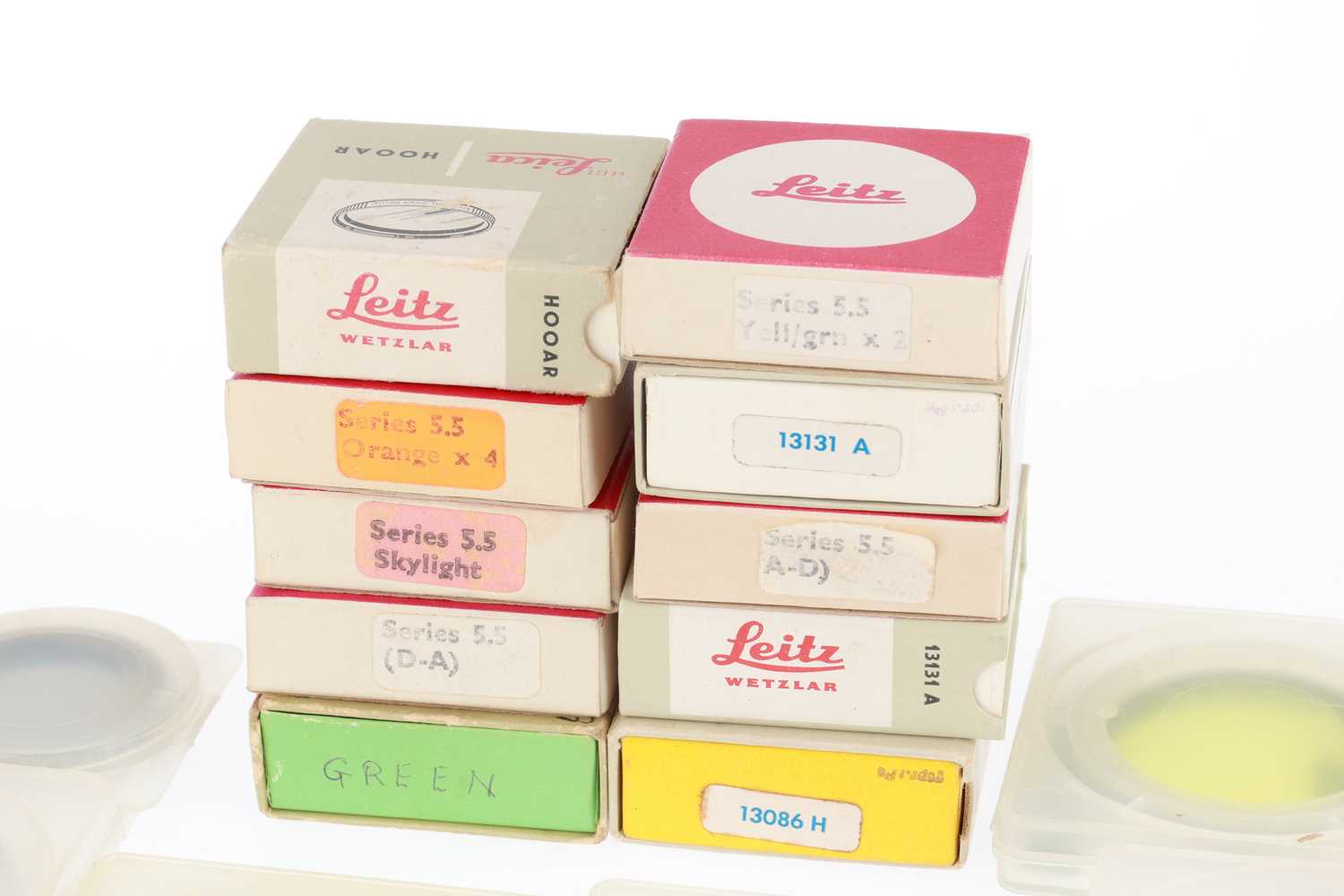 Lot 32 - A Selection of Leica Circular Camera Filters,