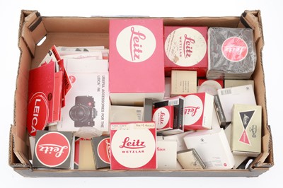 Lot 28 - A Selection of Leica Literature and Packaging