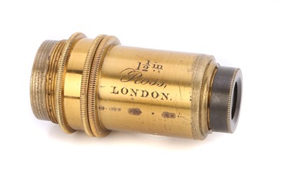 Lot 2 - A Presentation Microscope Objective From Thomas Ross to Francis Wenham, 1861