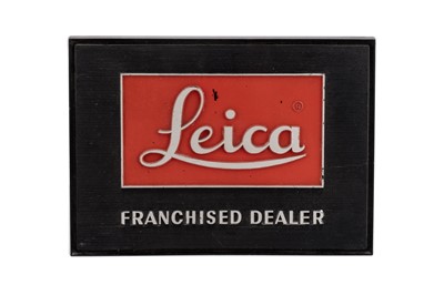 Lot 105 - A Leica Franchised Dealer Advertising Sign