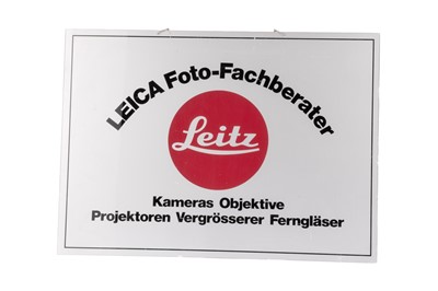 Lot 107 - A Large Leica Foto-Fachberater Advertising Sign