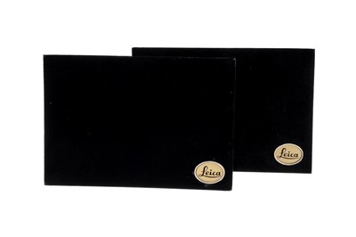 Lot 110 - Two Leica Counter-Top Velvert Boards