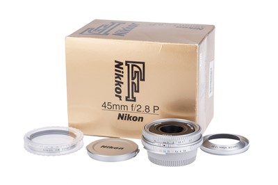 Lot 159 - A Nikon Nikkor F 45mm f/2.8 P Compact Lens