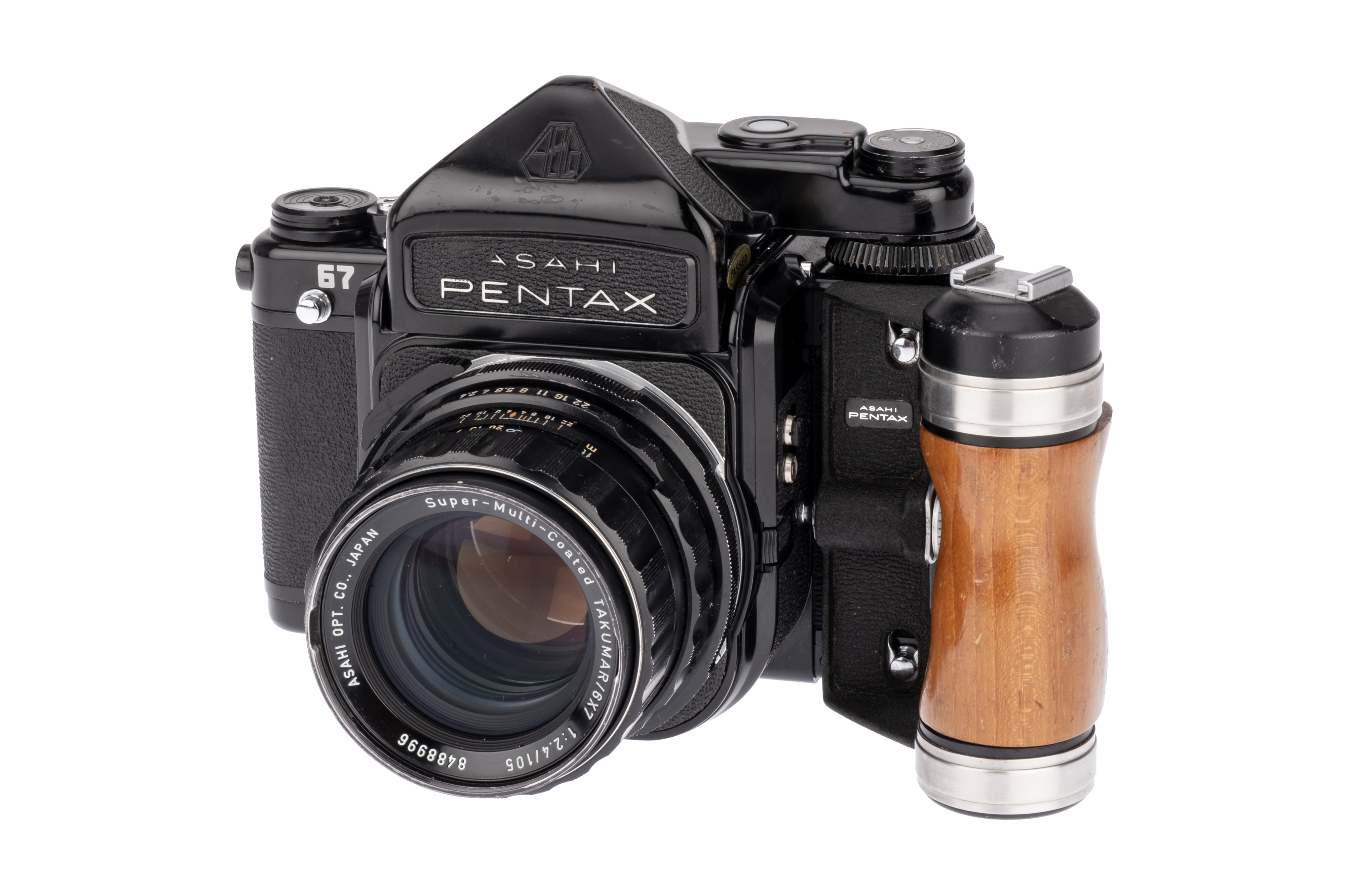 Lot 242 - An Asahi Pentax 67 Medium Format SLR Camera,