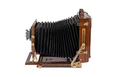 Lot 332 - A Gandolfi 8x10" Large Format Mahogany Field Camera