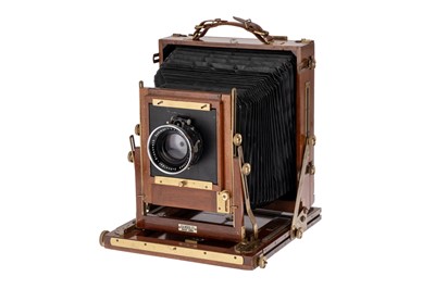 Lot 332 - A Gandolfi 8x10" Large Format Mahogany Field Camera