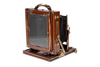 Lot 332 - A Gandolfi 8x10" Large Format Mahogany Field Camera