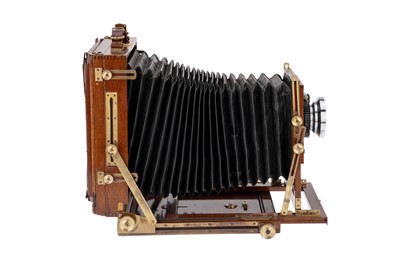 Lot 332 - A Gandolfi 8x10" Large Format Mahogany Field Camera