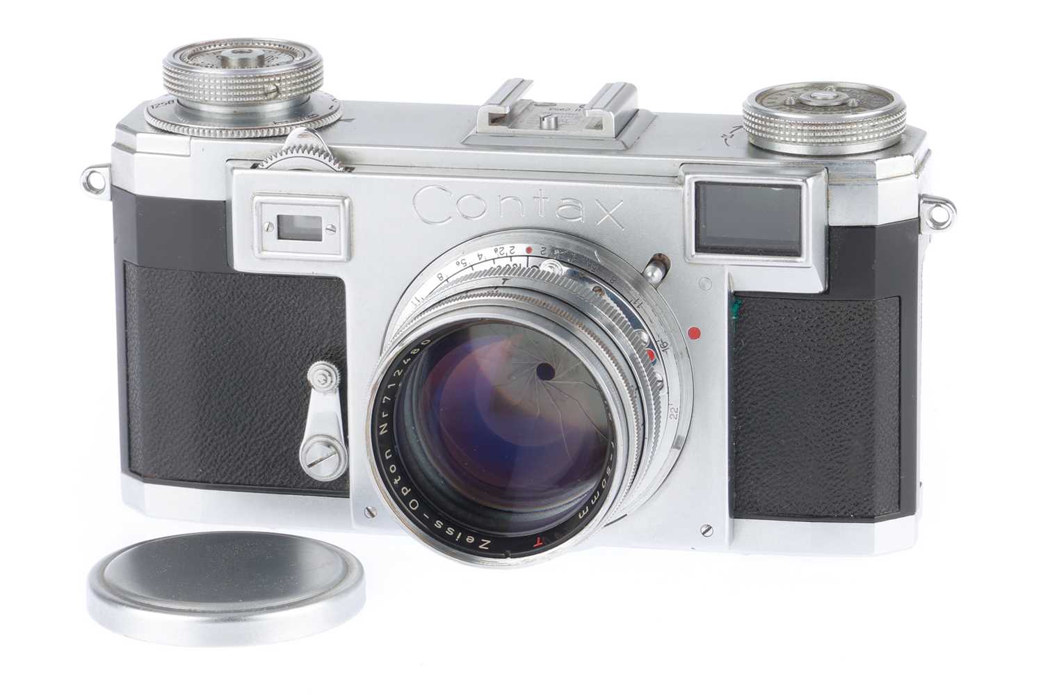 Lot 59 - A Zeiss Ikon Contax IIa Rangefinder Camera,