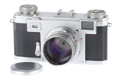 Lot 59 - A Zeiss Ikon Contax IIa Rangefinder Camera