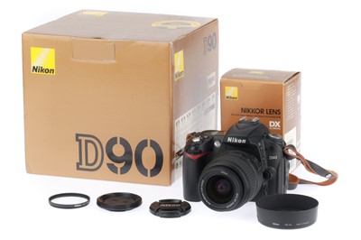 Lot 129 - A Nikon D90 35mm SLR Camera