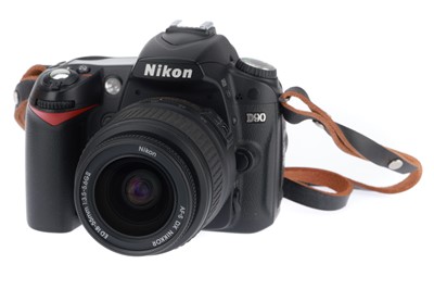 Lot 129 - A Nikon D90 35mm SLR Camera