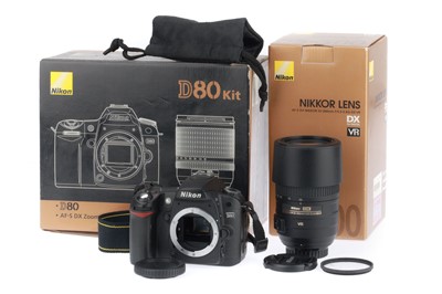 Lot 130 - A Nikon D80 35mm SLR Camera