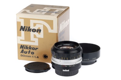 Lot 257 - A Nikon Nikkor-S.C Auto f/1.4 50mm Ai Lens