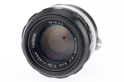 Lot 257 - A Nikon Nikkor-S.C Auto f/1.4 50mm Ai Lens