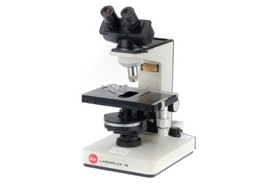 Lot 447 - Leitz Laborolux Binocular Microscope