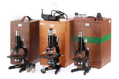 Lot 440 - Collection of 3 Watson Microscopes