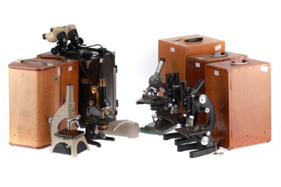 Lot 441 - collection of 6 microscopes