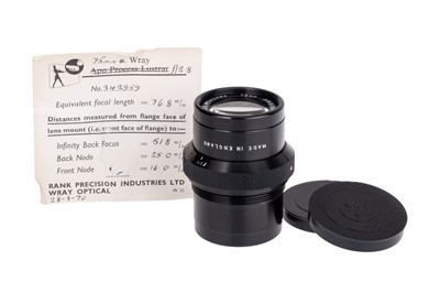 Lot 364 - A Wray Copying 1:1 f/2.8 75mm Lens