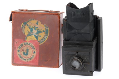 Lot 174 - A Mentor Folding Reflex Plate Camera