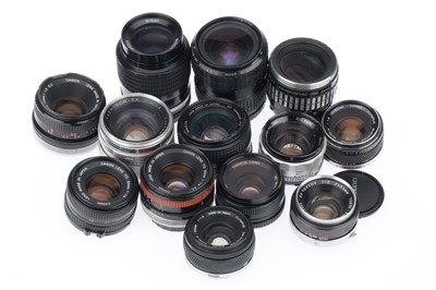 Lot 259 - A Selection of Japanese Camera Lenses