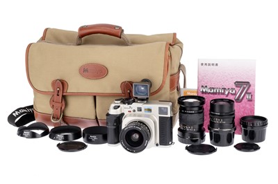 Lot 248 - A Mamiya 7II Medium Format Rangefinder Outfit