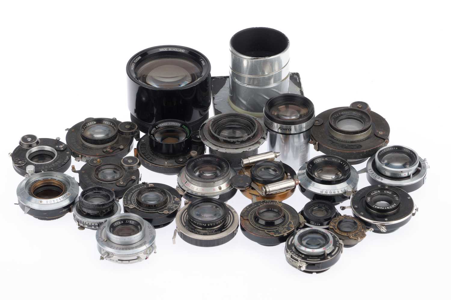 Format Camera Lens Lot 261 - A selection of Large Format Camera Lenses,