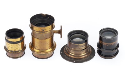 Lot 262 - A Selection of Brass Lenses