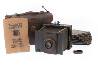 Lot 166 - A C.P. Goerz Ango 12x18cm Plate Camera