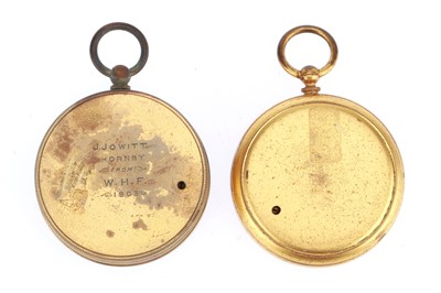 Lot 473 - 2 Pocket barometers