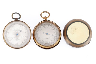 Lot 473 - 2 Pocket barometers