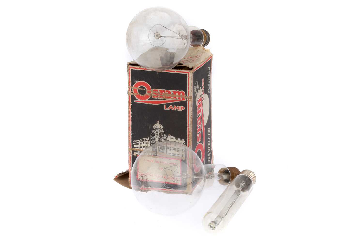 Lot 422 - 3 Very Large Light Bulbs, Lamps