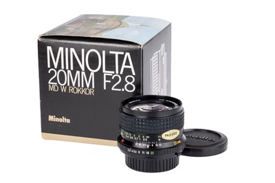 Lot 171 - A Minolta MD W.Rokkor f/2.8 20mm Lens