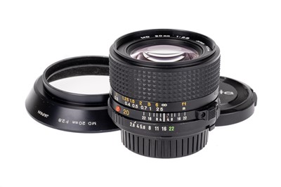 Lot 172 - A Minolta MD f/2.8 20mm Lens