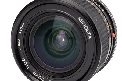 Lot 172 - A Minolta MD f/2.8 20mm Lens