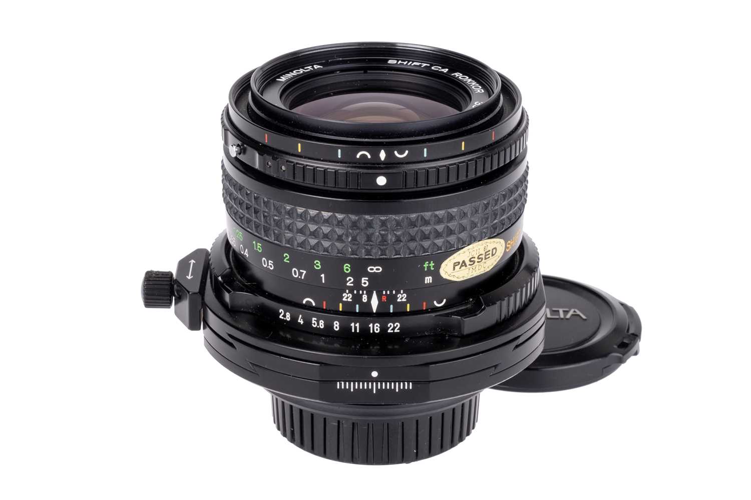 Lot 180 - A Minolta Shift CA Rokkor f/2.8 35mm Lens,