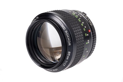 Lot 184 - A Minolta MD Rokkor f/1.7 85mm Lens