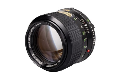Lot 185 - A Minolta MD Rokkor f/2 85mm Lens