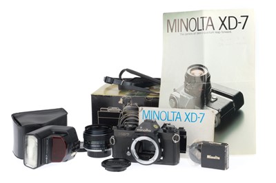 Lot 50 - A Minolta XD-7 35mm SLR Camera