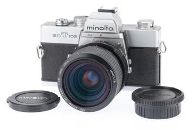 Lot 39 - A Minolta SRT102 35mm SLR Camera