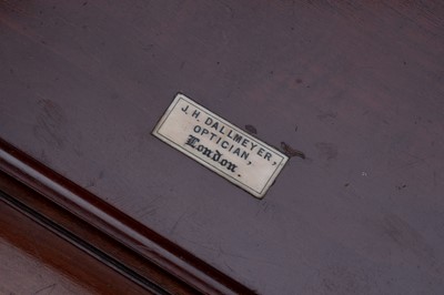 Lot 328 - A J. H. Dallmeyer Stere Wetplate Mahogany & Brass Camera