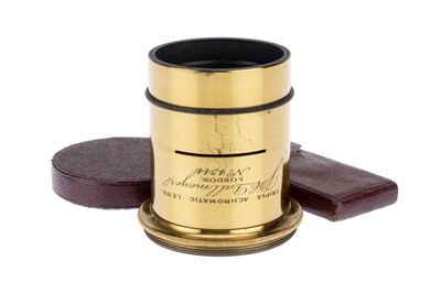 Lot 328 - A J. H. Dallmeyer Stere Wetplate Mahogany & Brass Camera