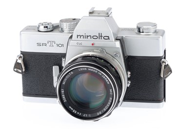 Lot 40 - A Minolta SRT101 35mm SLR Camera