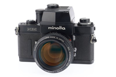 Lot 52 - A Minolta XM 35mm SLR Camera and f/1.2 Lens