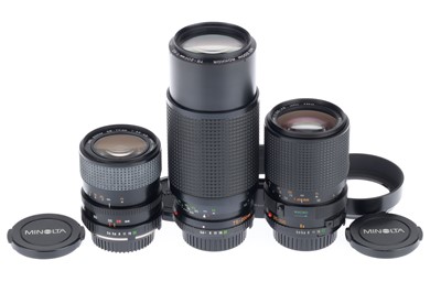 Lot 240 - A Group of Minolta Zoom Lenses