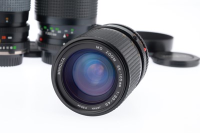 Lot 240 - A Group of Minolta Zoom Lenses