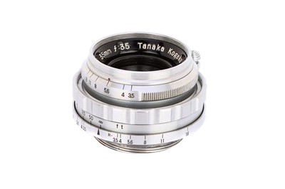 Lot 230 - A Tanaka Kogaku Tanar W f/3.5 35mm Lens