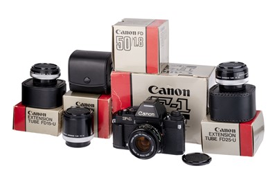 Lot 206 - A Canon F-1 New SLR Camera