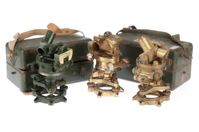 Lot 462 - 2 Cased WWII Artillery Directors, and Another