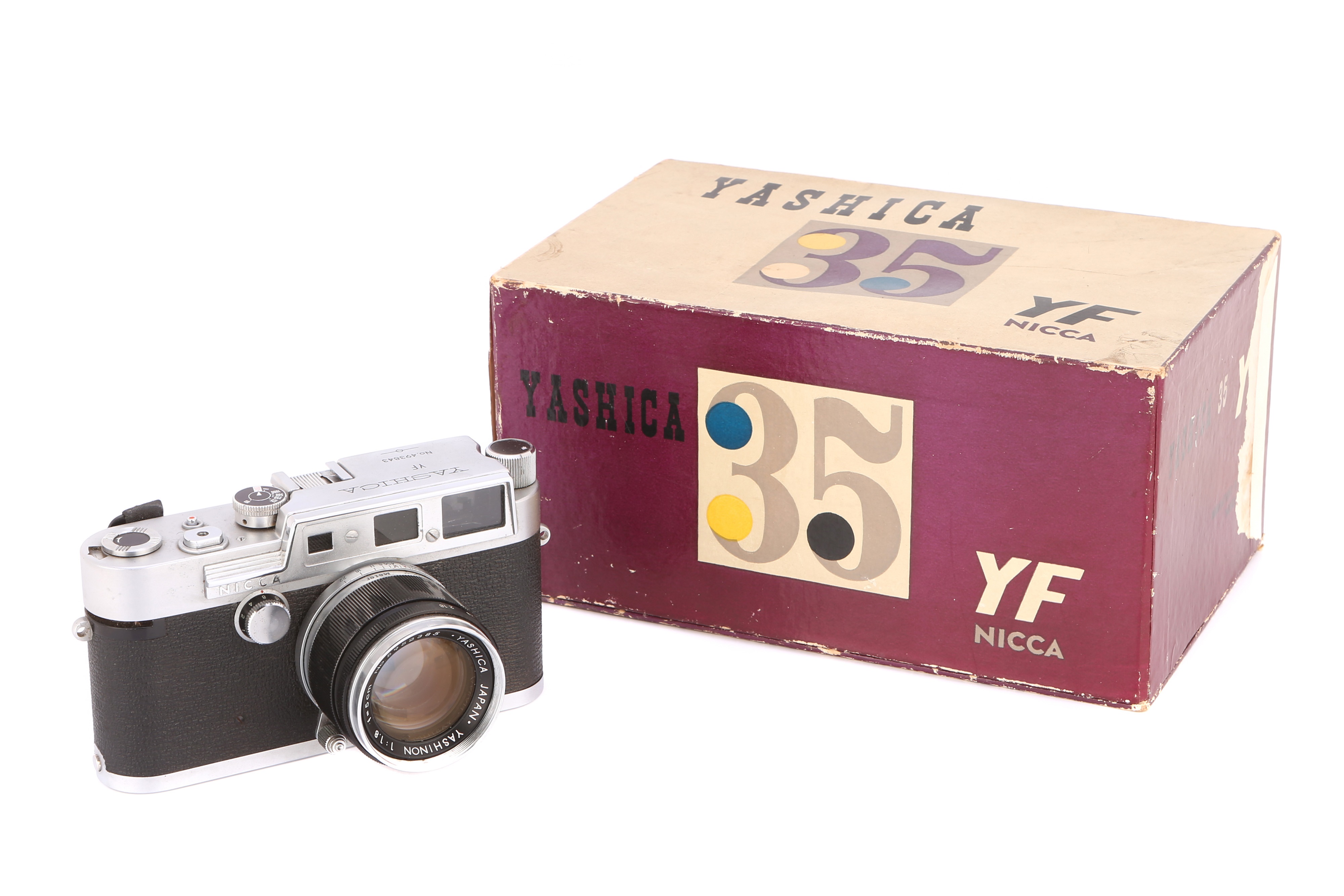 Lot 232 - A Yashica YF Rangefinder Camera,